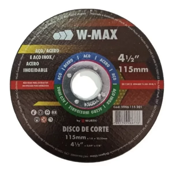 DISCO CORTE 4'WURTH