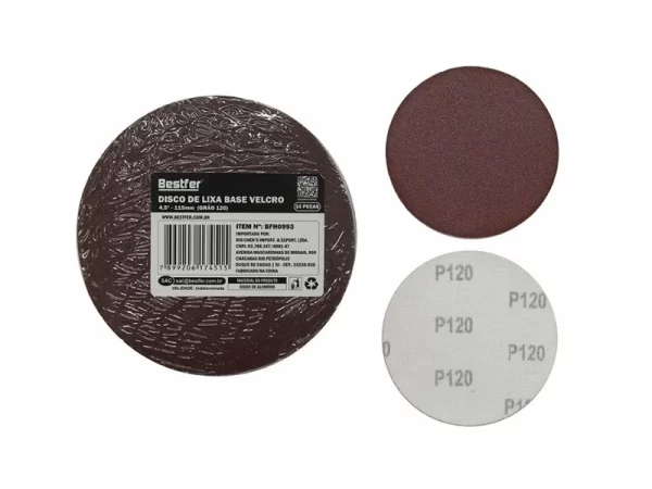 DISCO LIXA BASE VELCRO BEST FER 7 115MM 80