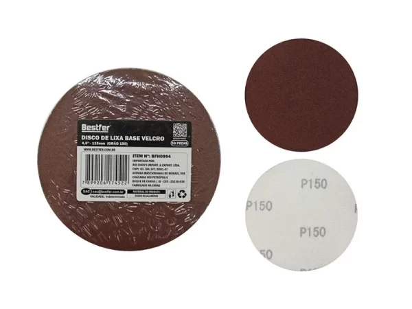 DISCO LIXA BASE VELCRO BEST FER 7 115MM 150