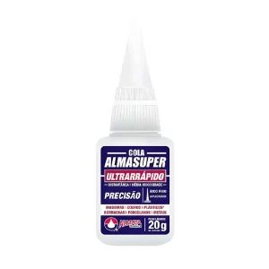 ADESIVO INSTANTANEO ALMASUPER PRECISAO ULTRARAPIDO 20G