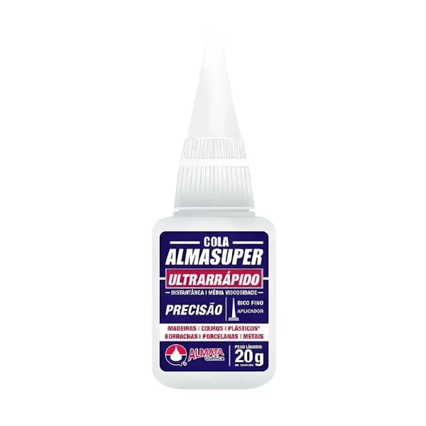 ADESIVO INSTANTANEO ALMASUPER PRECISAO ULTRARAPIDO 20G