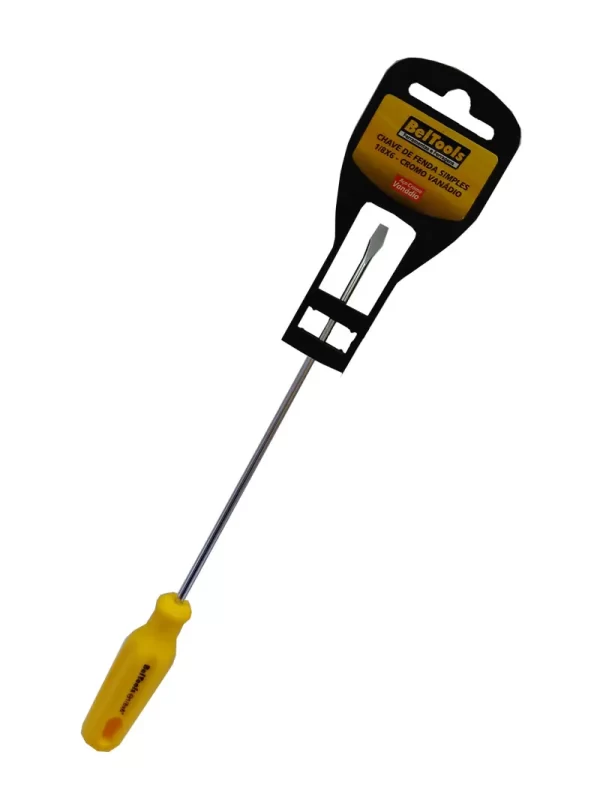 CHAVE FENDA CROMO VANADIO BEL TOOLS 1/8X6
