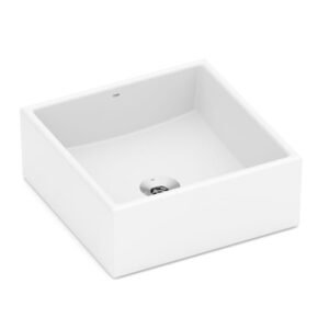 CUBA DE APOIO BRANCO Q-5 SEM MESA 350 X 350 MM CELITE