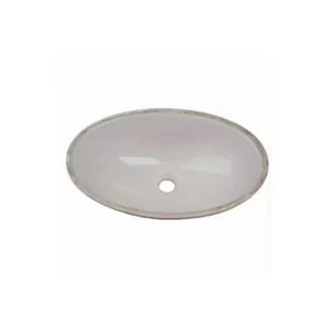 CUBA DE LOUÇA CINZA EMBUTIR OVAL PQ. 390 X 300 MM CELITE