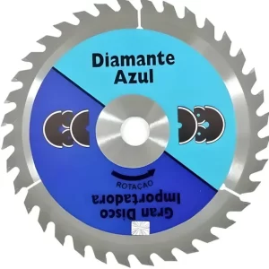 DISCO DE SERRA COM VIDEA 7 1/4 36 DENTES DIAMANTE AZUL