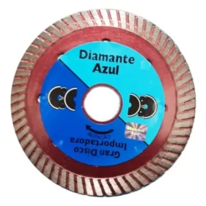 DISCO DIAMANTADO TURBO PORCELANATO ESPECIAL DIAMANTE AZUL 105MM