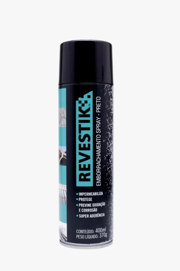 EMBORRACHAMENTO SPRAY 400ML REVESTIK PRETO