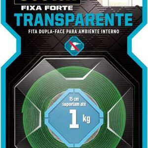 FITA DUPLA FACE TRANSPARENTE SCOTH 3M 24MMX2M