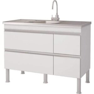 GABINETE COZINHA MGM PRISMA 1,14MT BRANCO