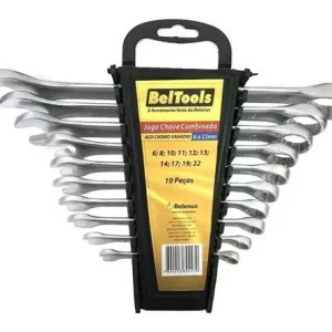 JOGO DE CHAVE COMBINADA CROMO VANADIO BEL TOOLS 6A22MM