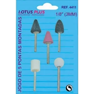 JOGO DE PONTAS MONTADA 5 PEÇAS LOTUS 4411 3MM