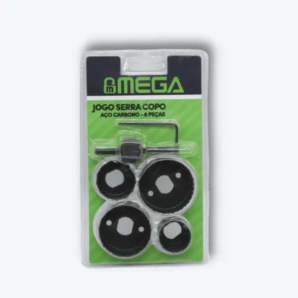 JOGO SERRA COPO AÇO CARBONO MEGA 6 PEÇAS