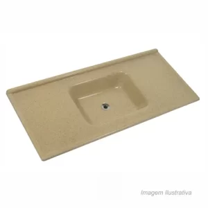 PIA DECORALITA   140 X 54 CM MARMORE SINTETICO CORES VARIADAS