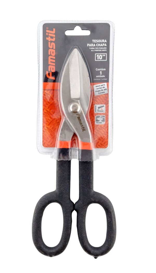 TESOURA DE CHAPA 10'' FAMASTIL