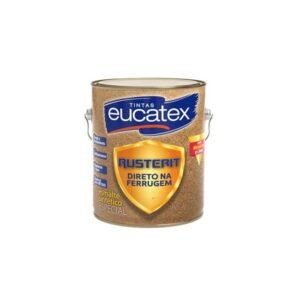 TINTA ESMALTE EUCATEX RUSTERIT DIRETO NA FERRUGEM 3,6L E 900ML CORES