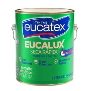 TINTA ESMALTE PREMIUM EUCATEX EUCALUX 3,6L, 900ML. 225ML  CORES