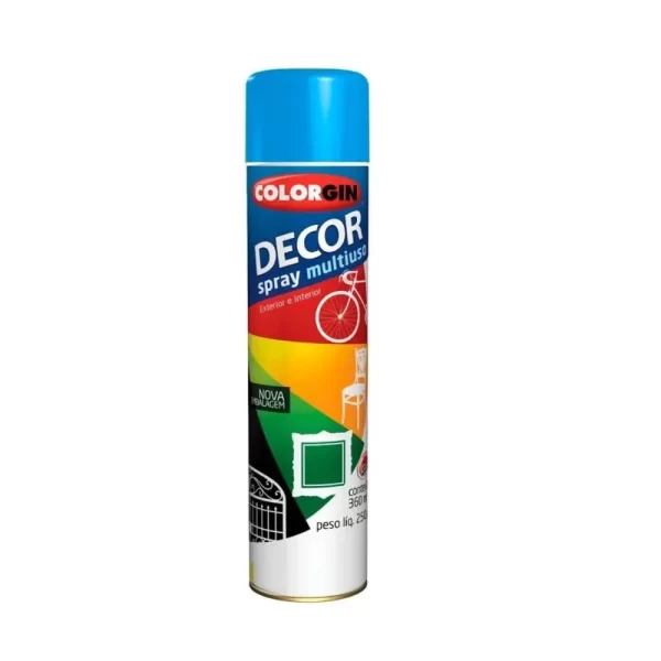 TINTA SPRAY DECOR COLORGIN AZUL MÉDIO
