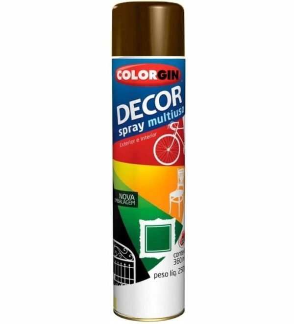 TINTA SPRAY DECOR COLORGIN MARROM CAFÉ