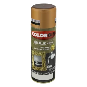 TINTA SPRAY DECOR COLORGIN METALICO COBRE