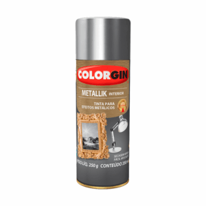 TINTA SPRAY DECOR COLORGIN METALICO CROMADO