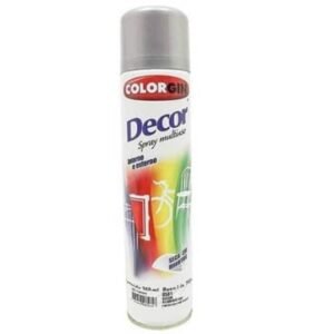 TINTA SPRAY DECOR COLORGIN METALICO PRATA