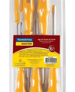JOGO DE CHAVE FENDA/PHILLIPS TRAMONTINA C/6