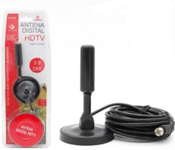 ANTENA TV DIGITAL HDTVD 3.5 DBI 5METROS KAPBOM