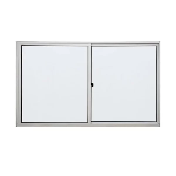 JANELA ALUMÍNIO  VD LISO 2 FOLHAS 100 X 120 S/G  ESQUADRIFIX