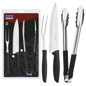 KIT PARA CHURRASCO TRAMONTINA  PLENUS 3 PEÇAS