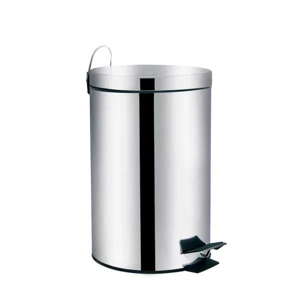 LIXEIRA ÁGATA INOX MOR 3L