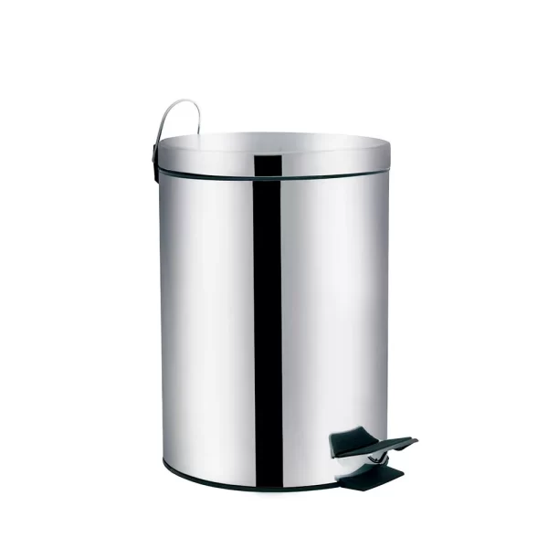 LIXEIRA ÁGATA INOX MOR 5L