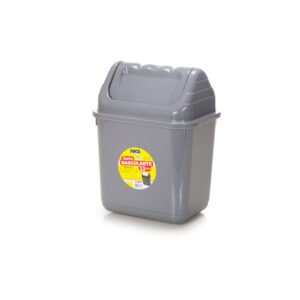 LIXEIRA BASCULANTE 3,5L CINZA ERCA PLAST