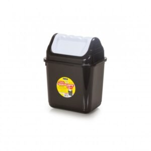 LIXEIRA BASCULANTE 3,5L PRETA4 ERCA PLAST