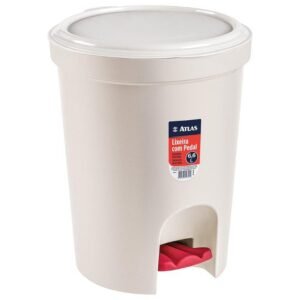 LIXEIRA COM PEDAL ATLAS 6,6L