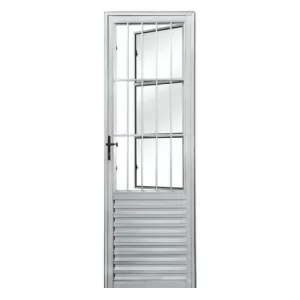 PORTA ALUMÍNIO C/ POSTIGO TOPAZIO  210 X 80 CM  MGM