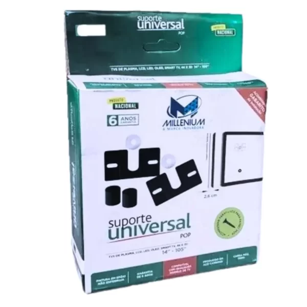 SUPORTE TV FIXO UNIVERSAL MILLENIUM