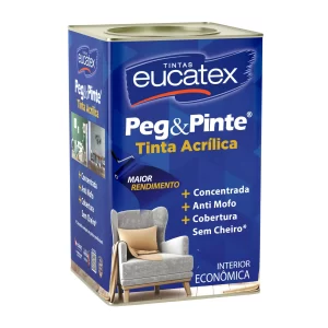 TINTA EUCATEX PEG E PINTE 18L  CORES