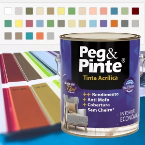TINTA EUCATEX PEG E PINTE 3,6L CORES